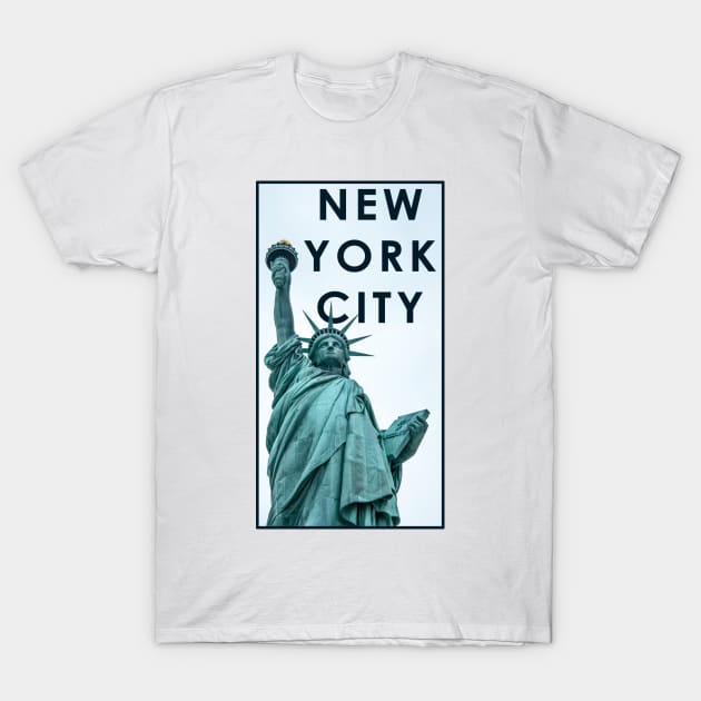 New York Sticker T-Shirt by zsonn